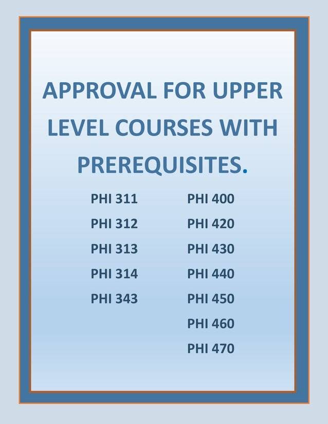 approved courses